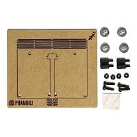 Phambili NEWT-02 Accessories A laser-cut desktop stand, mini-magnet feet, and required screws for use with Newt.