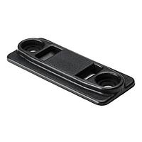 HellermannTyton GTM500C2 Cable Tie Mounts .5" WIDE GRIP TIE, BK/100PKG
