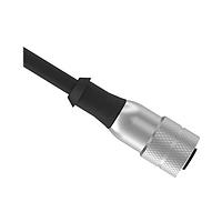 Banner Engineering MQAC2-515 Sensor Cables / Actuator Cables Cordset: Single Ended MICRO; 5-pin Straight Female C Code; 5 m (16.4 ft) 5x22 Black PVC Jacket; Nickel-Plated Brass Coupling Nut