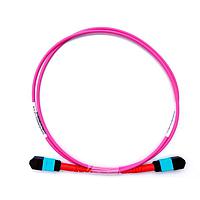 Techway EXTENDER MTP24-F 1M POLARITY A Fiber Optic Cable Assemblies MTP/MPO Trunk cable OM4 24-Core MTP to MTP Polarity Type A, purple, length 1m