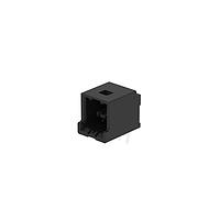 Molex 503175-0201 Headers & Wire Housings 1.50mm Pitch, CLIK-Mate PCB Receptacle, Single Row, Through Hole, Right-Angle, Tin Plating, Positive Lock, with Peg, 2 Circuits, Black