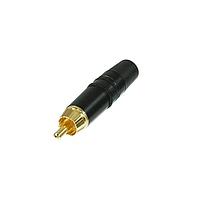 REAN NYS373-0 RCA Phono Connectors RCA plug gold cont. black REAN