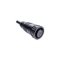 Amphenol LTW 1DD-18AFFM-SL7A02 Sensor Cables / Actuator Cables Ceres, Large Size, 5A, 18 Pins, Overmolded, Straight