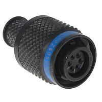 Eaton Souriau-Sunbank 8DA505Z06SN Plugs 6P Socket Plug Sz 5 EMI Ring