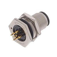 Amphenol LTW M12B-05PMMP-SF8001 Sensor Cables / Actuator Cables M12 Circular Metric Connector, B Code, Metal, 4A, 05 pins, Male Connector, Male Contact, Hexagonal, PG9, Screw Thread, PCB 180 , Receptacle, Front Fastened, Panel Thickness 4.5, IP68 / IP69K