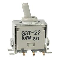 NKK Switches G3T22AB Ultra miniature process sealed SMT toggles DPDT ON NONE ON