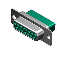 Molex / FCT 173109-0408 D-Sub Connectors - Standard Density FCT DSUB CRP RCPT 9 PN