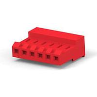 AMP Connectors - TE Connectivity 3-641150-6 Receptacle Assembly 06P MTA156 ASY 22AWG RED LF