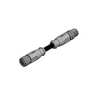 Amphenol CONEC 43-10993 Sensor Cables / Actuator Cables CNCT CBL M12X1 360DG SHLD FM CNCTR AXL ML