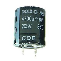 Cornell Dubilier (CDE) 382LX122M500B092V Aluminum Electrolytic Capacitors 1200uF 20% 500V 5 Pins Standoff