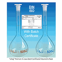 WITEG WI.3664200BL Flask vol. 2l, blue-gradu.