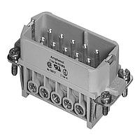 Amphenol Tuchel C146-10A010-102-4 Inserts Pin Insert 10 Way Heavy Mate