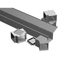 Hammond Manufacturing CWST696NK Wire Ducting & Raceways STRAIGHT SECTION 6X6X96