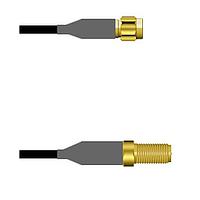 Amphenol Custom Cable Q-3D0720008011i RF Cable Assemblies SMA-SP/SMA-SJ RG58 11I