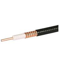 HUBER+SUHNER SUCOFEED_1/2 Coaxial Cables Corrugated, 50 Ohm, 8 GHz, 85C, 15.9 mm, PE jacket, Sucofeed, Priced per meter