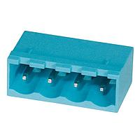 Same Sky (formerly CUI Devices) TBP01R1-508-04BE Headers Terminal block, pluggable, 5.08, receptical, 4 pole, blue