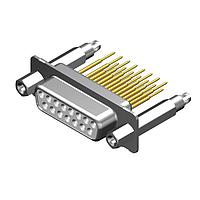 Molex / FCT 173109-1142 Standard Density FCT DSUB STR PC RCPT 09 PN W/SNAPIN