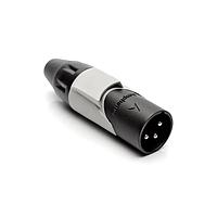 Amphenol Audio AX3MB8M Cable Connectors 3P PIN M PLUG BLK W GRY MRK SLEEVE