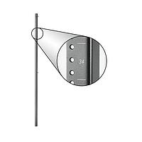 Panduit D2ERTB Racks & Rack Cabinets D-Type 12-24 Tapped E-Rails 600/800 mm W