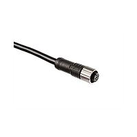 Amphenol LTW ASU-08BFFM-QL8B10 Sensor Cables / Actuator Cables X-Lok, Mini Size, Metal, 2A, 08 pins, Female Connector, Female Contact, Straight, Push Lock, Overmolded, Length 10000mm, IP68