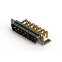 EDAC 629-24W7650-3NB Mixed Contact D-Sub Connectors Right-angle Power Combo D-Sub Connector