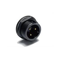 Amphenol LTW DU-20PMMS-SC7001 Standard Circular Connector Ceres, Large Size, Plastic, 2A, 20 pins, Male Connector, Male Contact, Circular, Screw Thread, Solder, Receptacle, IP67
