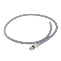 HARTING 2133A700519010 Sensor Cables / Actuator Cables M12 L-code 4+PE Fml 14AWG PVC grey, 1.0m