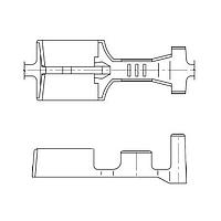 Yazaki 71162873 Standard Terminal TERM 250 X FEM 6.3MM SLD