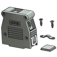 Amphenol CONEC 16-001760E Strain Relief Backshell 15 POS METALIZD HOOD