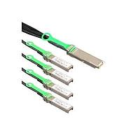 Amphenol Cables on Demand SF-NDAQGF100G-003M Ethernet Cables / Networking Cables QSFP28-4 SFP28 30 AWG 3M