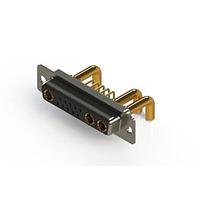 EDAC 630-13W3250-4N1 Mixed Contact D-Sub Connectors Right-angle Power Combo D-Sub Connector