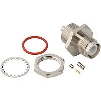 Amphenol RF 031-7009 RF Connectors RP-TNC Straight Crimp Jack 1.32 mm Micro-Cable Front Bulkhead 50 Ohm IP67