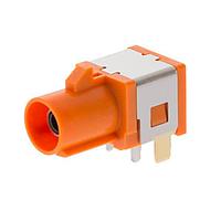 Molex 201126-0013 RF Connectors / Coaxial Connectors FAKRA JACK RA TH KEY M ORG