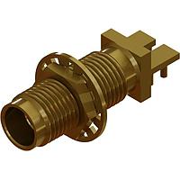 Amphenol SV Microwave 1621-00002 PCB Connectors 2.4   ST PCB-JCK BHD EDL 4 LEG