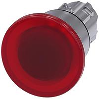 SIEMENS A6X30141061 Mushroom ILLUM. MUSHROOM PUSHBUTTON. 40MM. RED