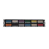 Panduit CPP48FMWBLY Wire Ducting & Raceways Patch Panel 48 Port Modular Flush Moun