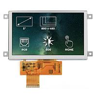 Riverdi SM-RVT50AQTFWN00 TFT LCD Displays 5.0", RGB, frame, no touch