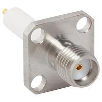 Amphenol RF 901-2PF705590AM Connectors 1/2 4Hole Flng Pass Mech, Post Contact