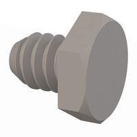 Essentra Components 010440H014 Cap Screw Hex Unslotted Bolt, #4-40 Thread, 9/64 Lg