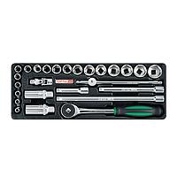 TOPTUL GCAT2605 DR. Flank Socket Set (3/8", 26 pcs)