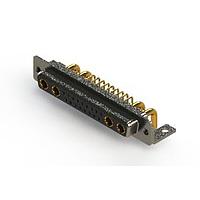 EDAC 630-21W4240-2T4 Mixed Contact D-Sub Connectors Right-angle Power Combo D-Sub Connector