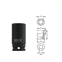 Yato YT-1042 Hexagonal deep impact socket 1/2" (22mm)