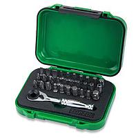TOPTUL GABW3103 31PCS 1/4 inch Hex Drive Mini Ratchet Bit Set