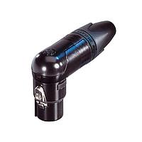 NEUTRIK NC7FRX-BAG XLR Connectors 7P F CBLE R/A END X BLACK/SILVER