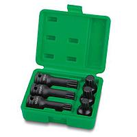 TOPTUL GDAI0601-  6PCS 1/2inch DR. Spline Impact Socket Bit Set