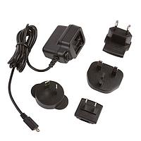 XP Power VFR05US050-UB Fixed Plugs 5W AC-DC wall adapters with US, UK, EU & AU plugs included, output Micro USB B 5V 1A