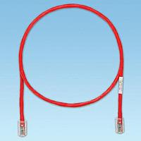 Panduit UTPCH1RDY Cat 5e Copper Patch Cord, Cat 5e, Red UTP Cable