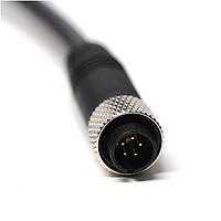 Amphenol LTW 105-05AFMM-SL7A01 Sensor Cables / Actuator Cables M10.5 Circular Metric Connector, Metal, 2A, 05 pins, Female Connector, Male Contact, Straight, Screw Thread, Overmolded, Length 1000mm, IP67 Mated