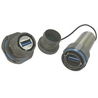 Amphenol Socapex USB3FTVKEY6A16NCAPAPA USB Memory Keys 16GB USB3 Memory Key Nickel Plating w/Cap