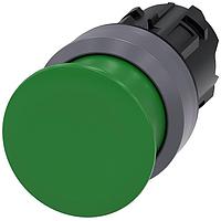 SIEMENS A6X30137769 Mushroom MUSHROOM PUSHBUTTON. 30MM. GREEN